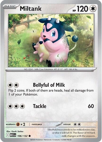 Image for Miltank (106/132) [ME01: Mega Evolution] - Pokemon