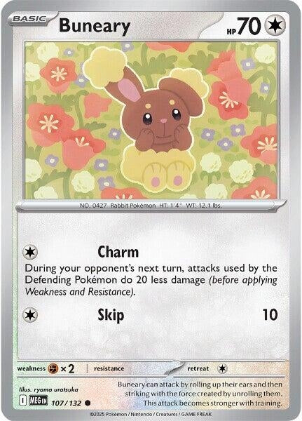 Image for Buneary (107/132) [ME01: Mega Evolution] - Pokemon