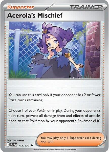 Image for Acerola's Mischief (113/132) [ME01: Mega Evolution] - Pokemon