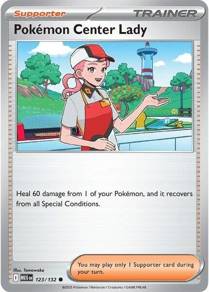Image for Pokemon Center Lady (123/132) [ME01: Mega Evolution] - Pokemon