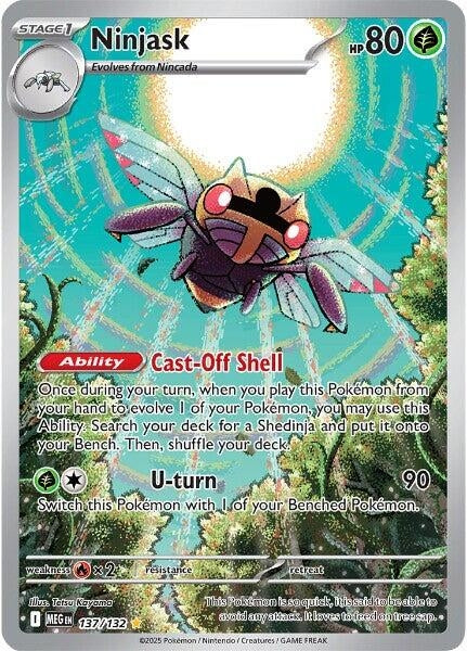 Ninjask (137/132) [ME01: Mega Evolution]