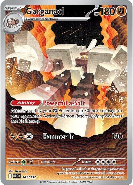 Image for Garganacl (147/132) [ME01: Mega Evolution] - Pokemon