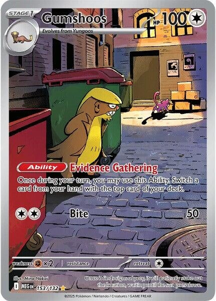 Gumshoos (153/132) [ME01: Mega Evolution]