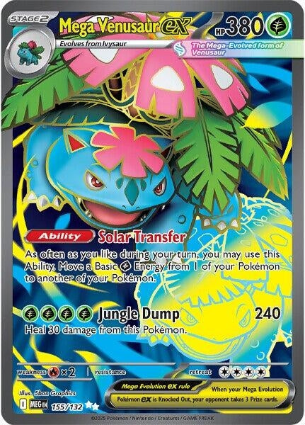 Image for Mega Venusaur ex (155/132) [ME01: Mega Evolution] - Pokemon