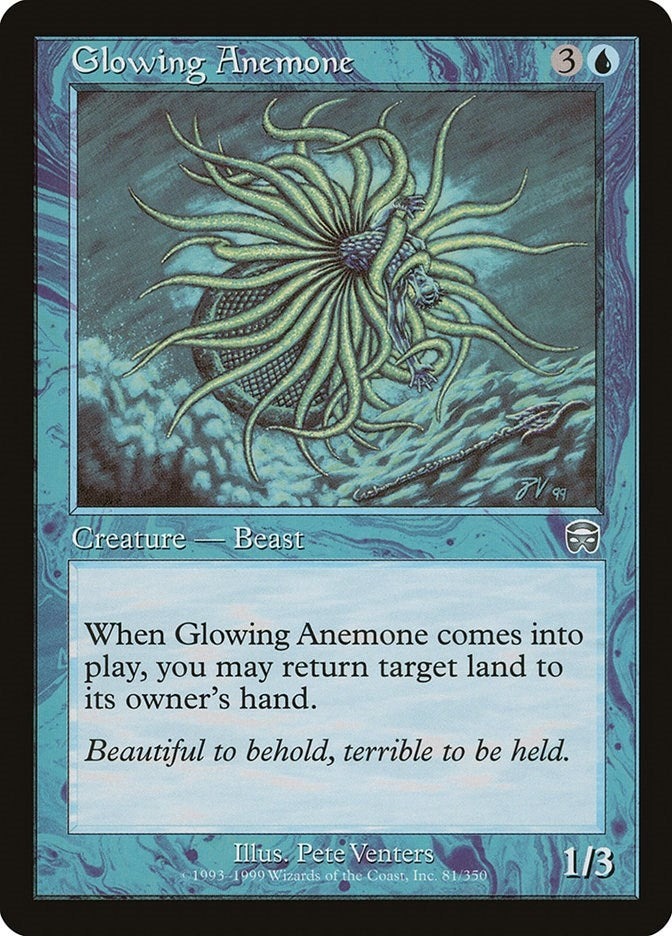 Image for Glowing Anemone (81) [Mercadian Masques] - Magic: The Gathering