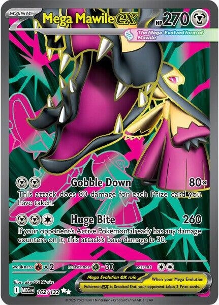 Image for Mega Mawile ex (162/132) [ME01: Mega Evolution] - Pokemon
