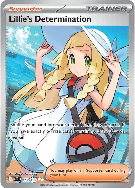Image for Lillie's Determination (169/132) [ME01: Mega Evolution] - Pokemon