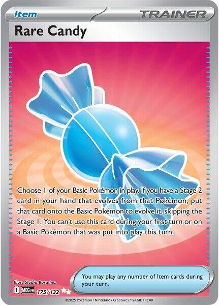 Image for Rare Candy (175/132) [ME01: Mega Evolution] - Pokemon