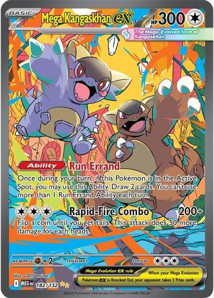 Image for Mega Kangaskhan ex (182/132) [ME01: Mega Evolution] - Pokemon