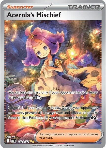 Image for Acerola's Mischief (183/132) [ME01: Mega Evolution] - Pokemon