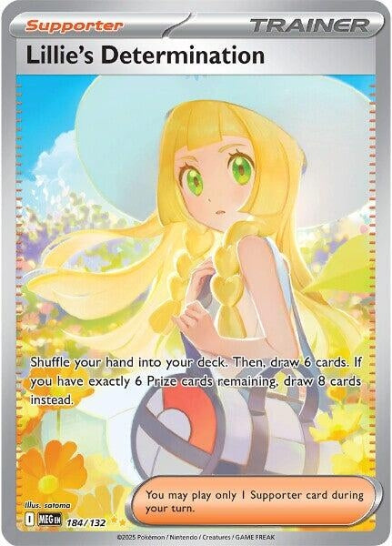 Image for Lillie's Determination (184/132) [ME01: Mega Evolution] - Pokemon