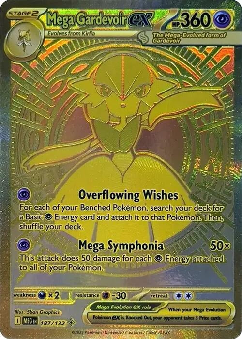 Image for Mega Gardevoir ex (187/132) [ME01: Mega Evolution] - Pokemon