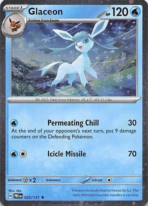 Image for Glaceon - 025/131 (Cosmos Holo) (025/131) [Miscellaneous Cards & Products] - Pokemon