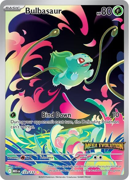 Image for Bulbasaur - 133/132 (Mega Evolution Stamped) (133/132) [Miscellaneous Cards & Products] - Pokemon