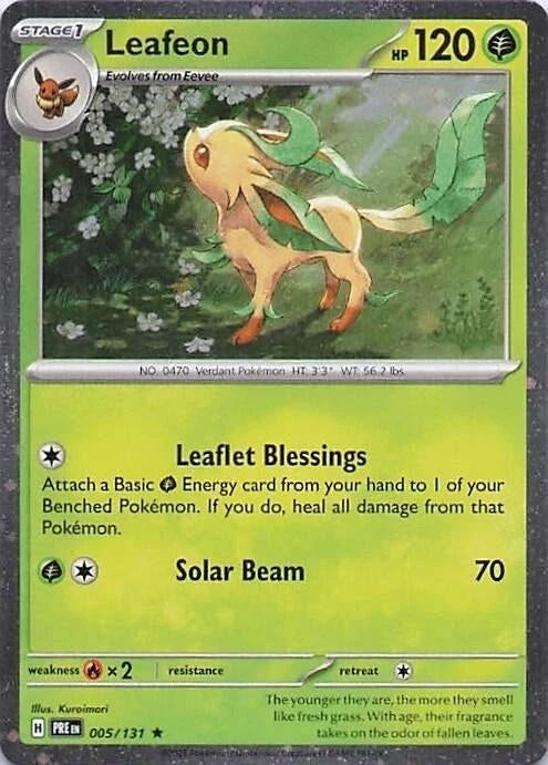 Leafeon - 005/131 (Cosmos Holo) (005/131) [Miscellaneous Cards & Products]