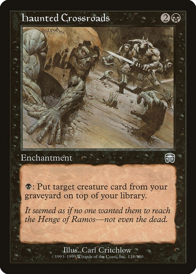 Image for Haunted Crossroads (138) [Mercadian Masques] - Magic: The Gathering