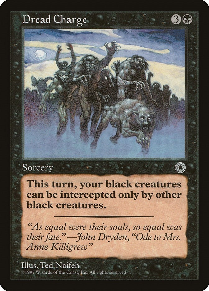 Image for Dread Charge [Portal] - Magic: The Gathering