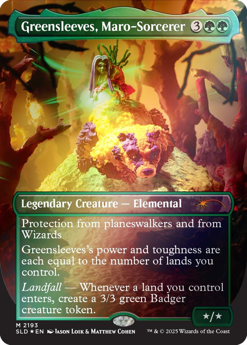 Image for Greensleeves, Maro-Sorcerer (Rainbow Foil) (2193) [Secret Lair Drop Series] - Magic: The Gathering