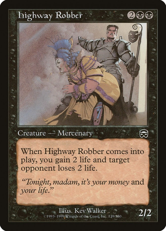 Image for Highway Robber (139) [Mercadian Masques] - Magic: The Gathering