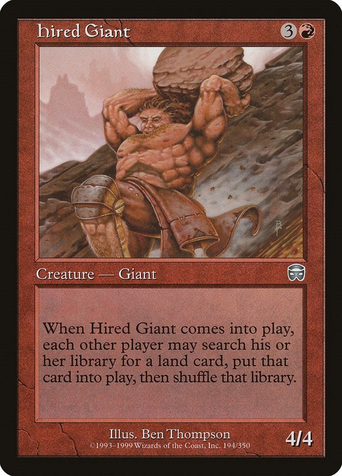 Image for Hired Giant (194) [Mercadian Masques] - Magic: The Gathering