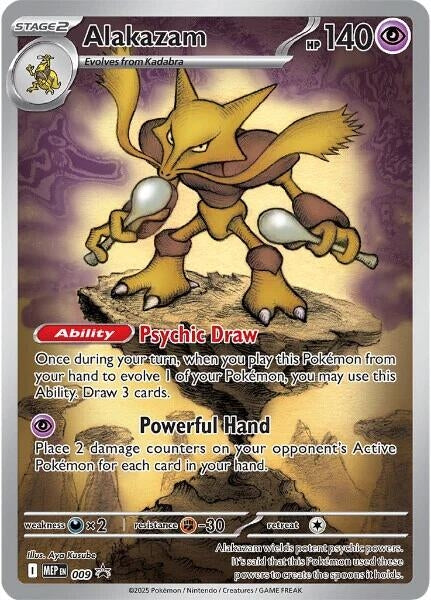 Image for Alakazam - 009 (009) [ME: Mega Evolution Promo] - Pokemon