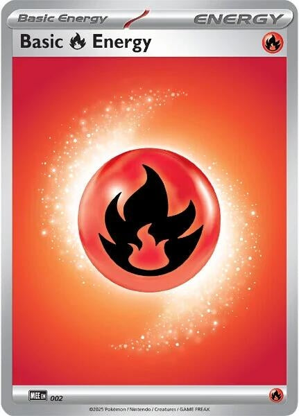 Image for Basic Fire Energy - 002 (2) [MEE: Mega Evolution Energies] - Pokemon
