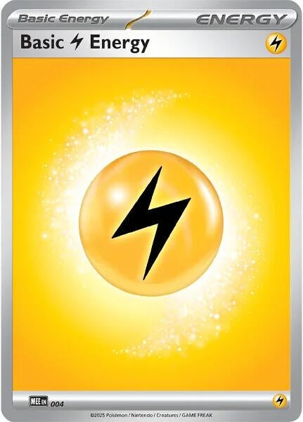 Image for Basic Lightning Energy - 004 (4) [MEE: Mega Evolution Energies] - Pokemon