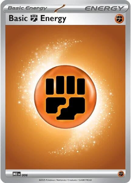 Image for Basic Fighting Energy - 006 (6) [MEE: Mega Evolution Energies] - Pokemon