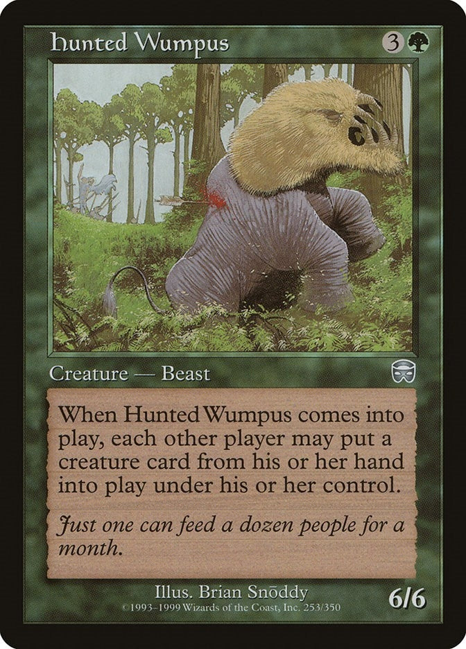 Image for Hunted Wumpus (253) [Mercadian Masques] - Magic: The Gathering