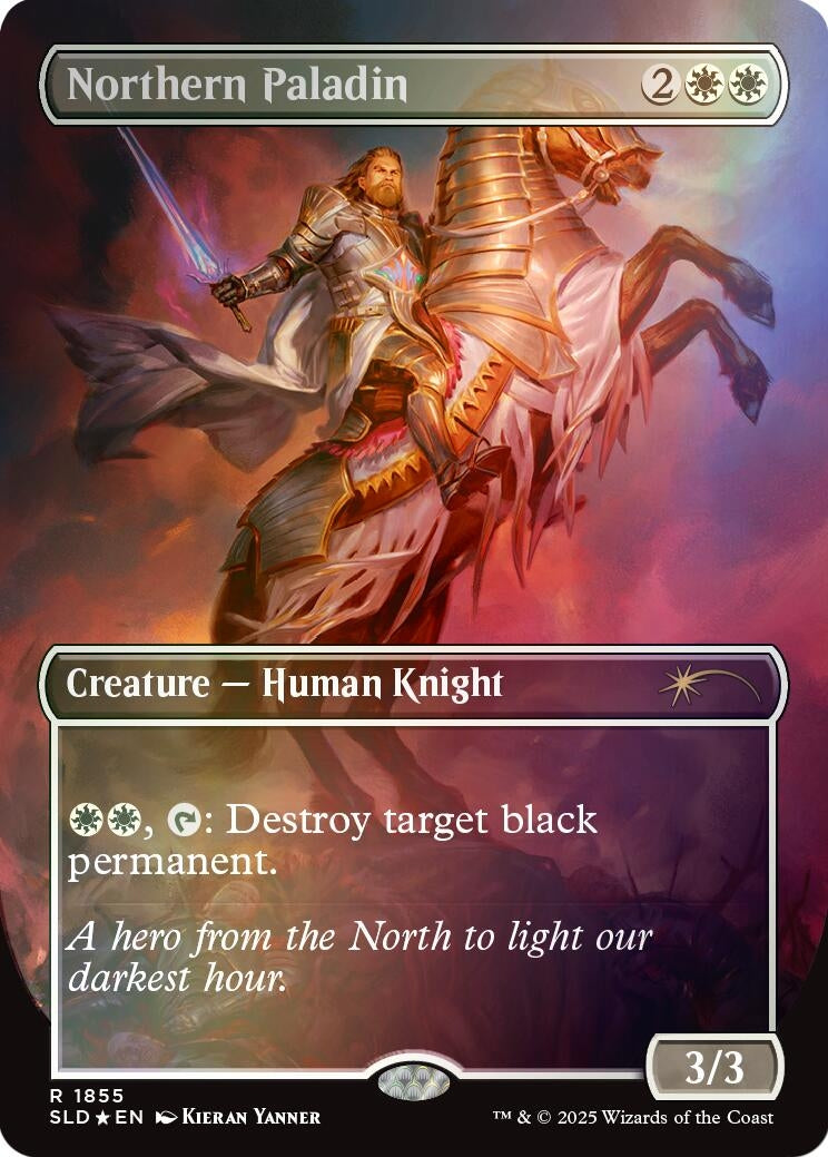 Image for Northern Paladin (Rainbow Foil) (1855) [Secret Lair Drop Series] - Magic: The Gathering