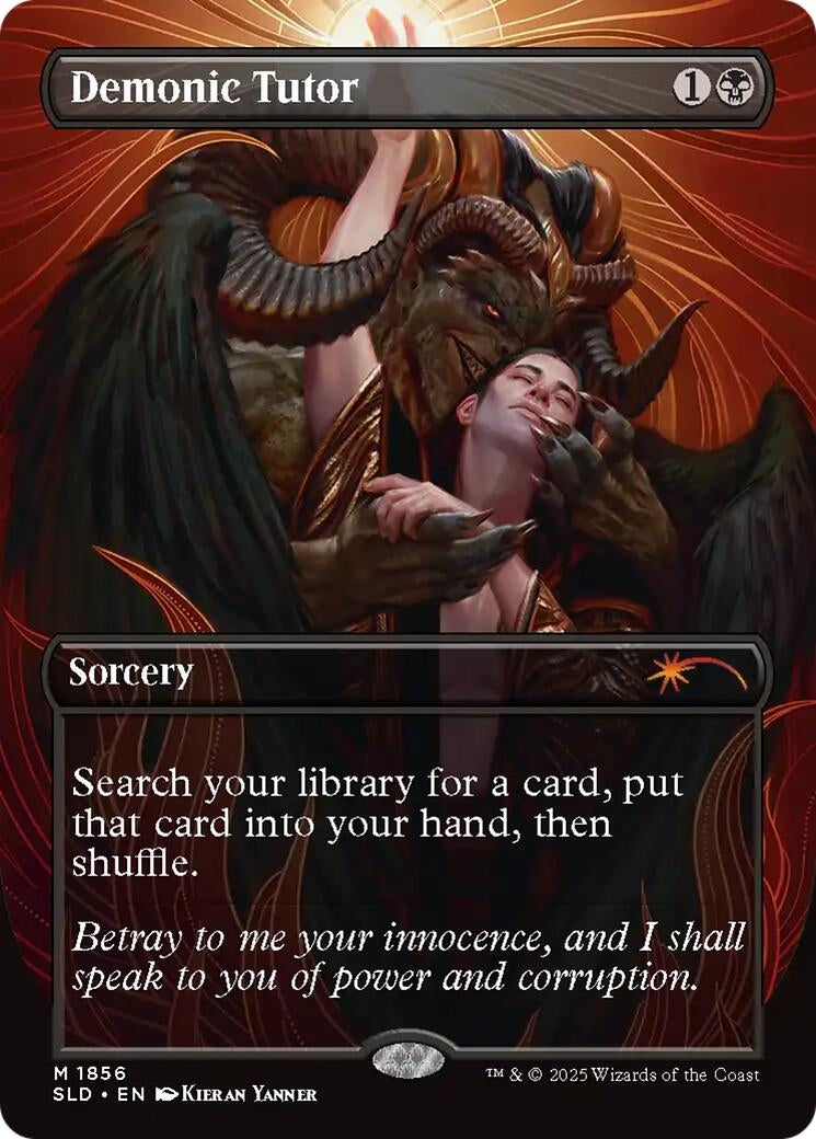 Image for Demonic Tutor (1856) [Secret Lair Drop Series] - Magic: The Gathering