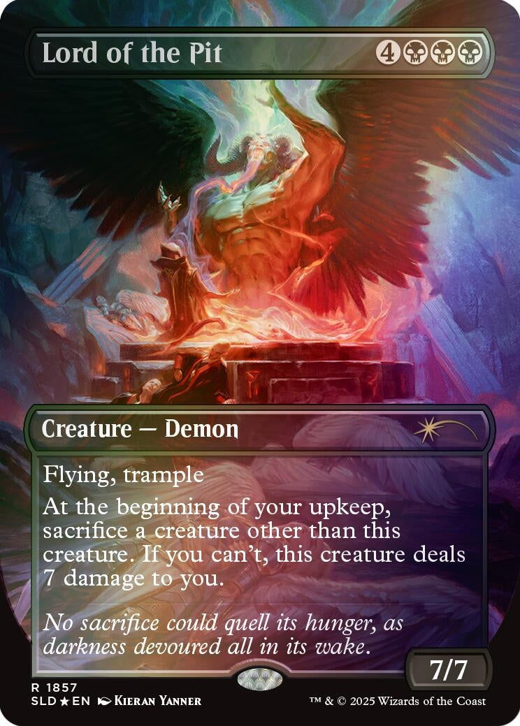 Image for Lord of the Pit (Rainbow Foil) (1857) [Secret Lair Drop Series] - Magic: The Gathering