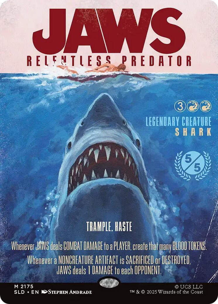 Jaws, Relentless Predator (2175) [Secret Lair Drop Series]