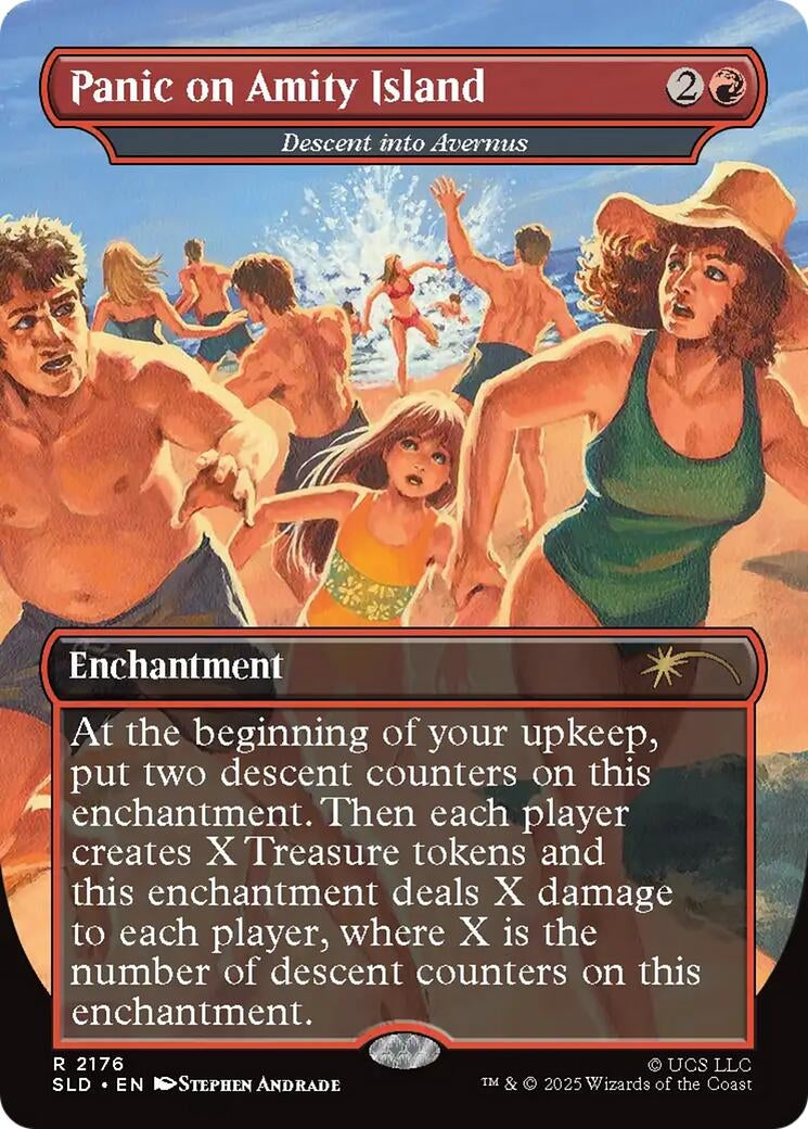 Image for Panic on Amity Island - Descent into Avernus (2176) [Secret Lair Drop Series] - Magic: The Gathering