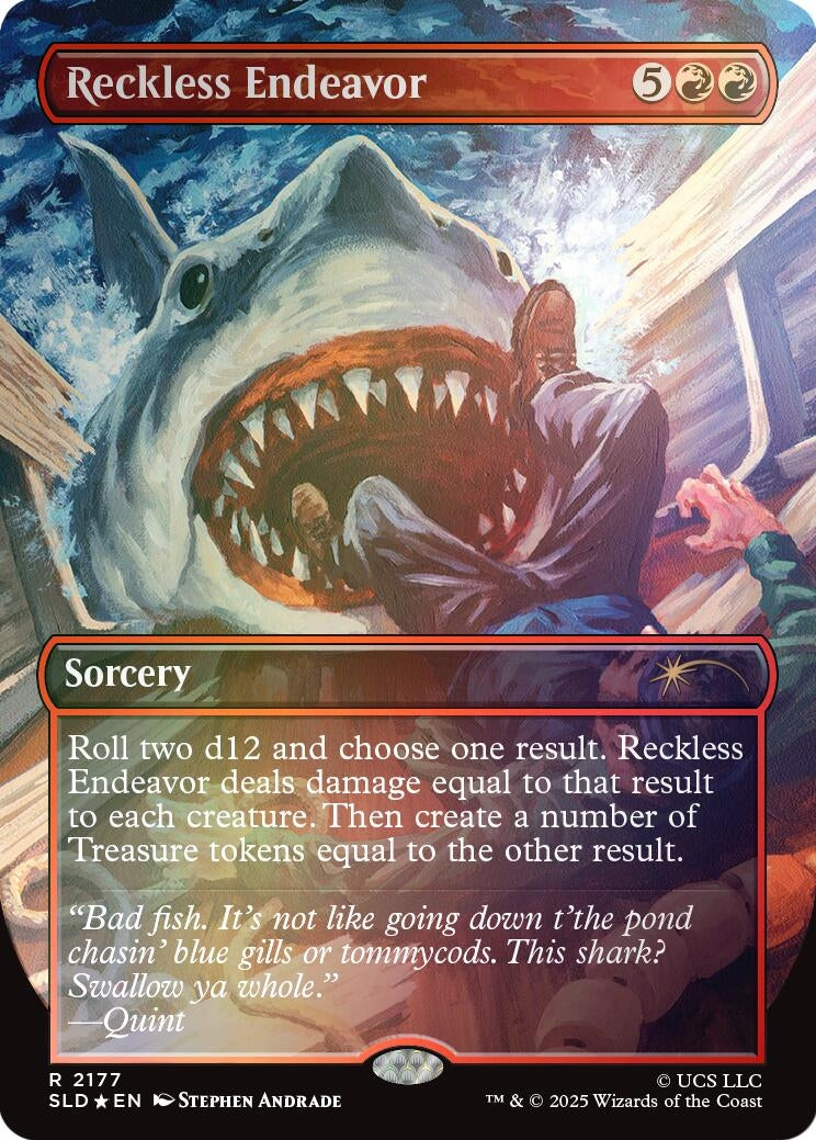 Image for Reckless Endeavor (Rainbow Foil) (2177) [Secret Lair Drop Series] - Magic: The Gathering