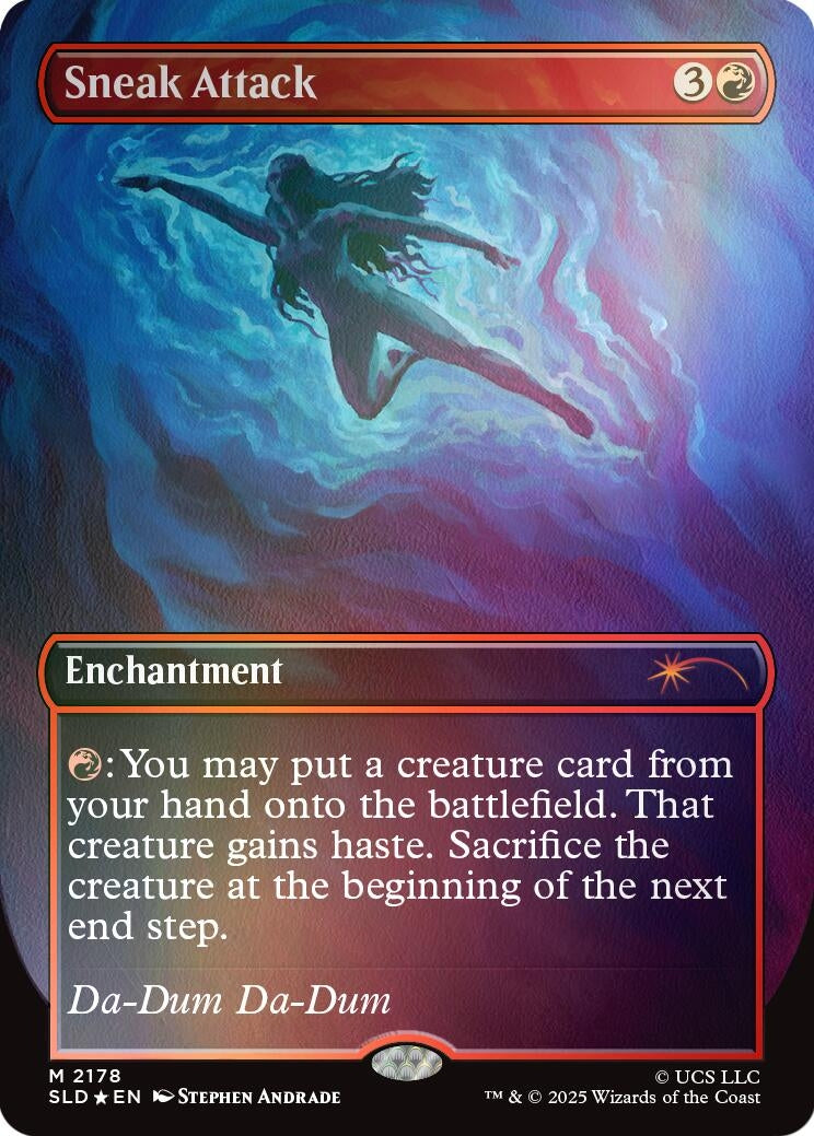 Image for Sneak Attack (Rainbow Foil) (2178) [Secret Lair Drop Series] - Magic: The Gathering
