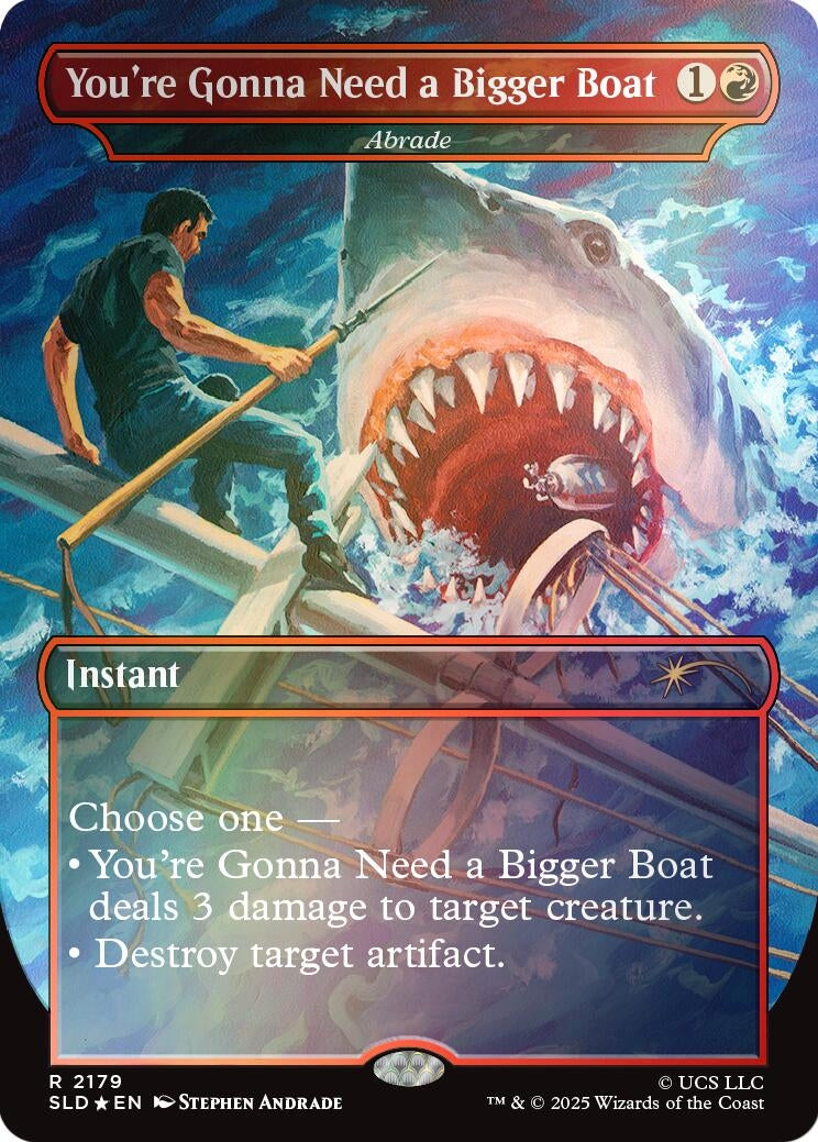 Image for You're Gonna Need a Bigger Boat - Abrade (Rainbow Foil) (2179) [Secret Lair Drop Series] - Magic: The Gathering