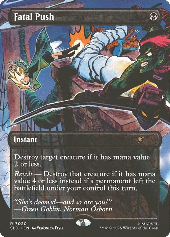 Image for Fatal Push (7020) (7020) [Secret Lair Drop Series] - Magic: The Gathering