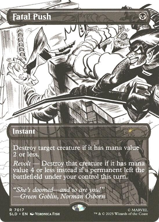 Image for Fatal Push (7017) (7017) [Secret Lair Drop Series] - Magic: The Gathering