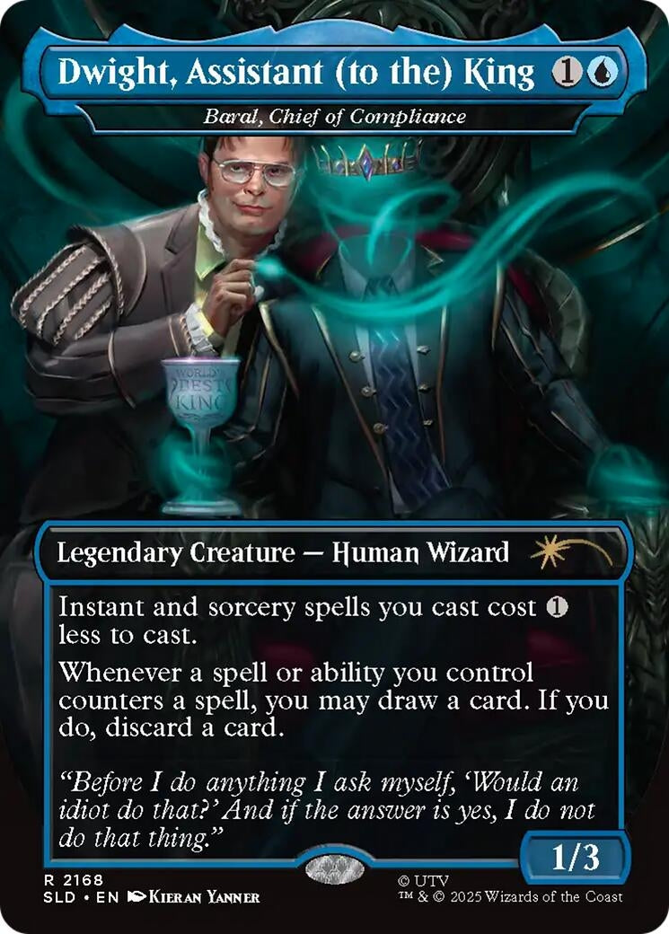 Image for Dwight, Assistant (to the) King - Baral, Chief of Compliance (2168) [Secret Lair Drop Series] - Magic: The Gathering