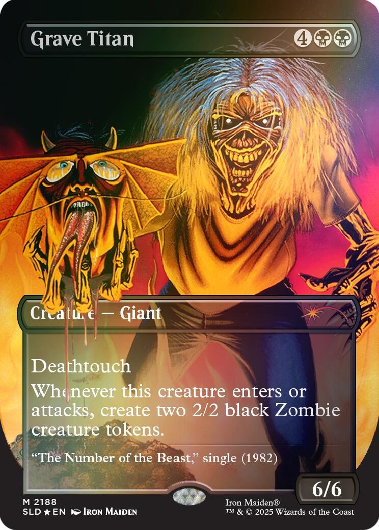 Image for Grave Titan (2188) (Rainbow Foil) (2188) [Secret Lair Drop Series] - Magic: The Gathering