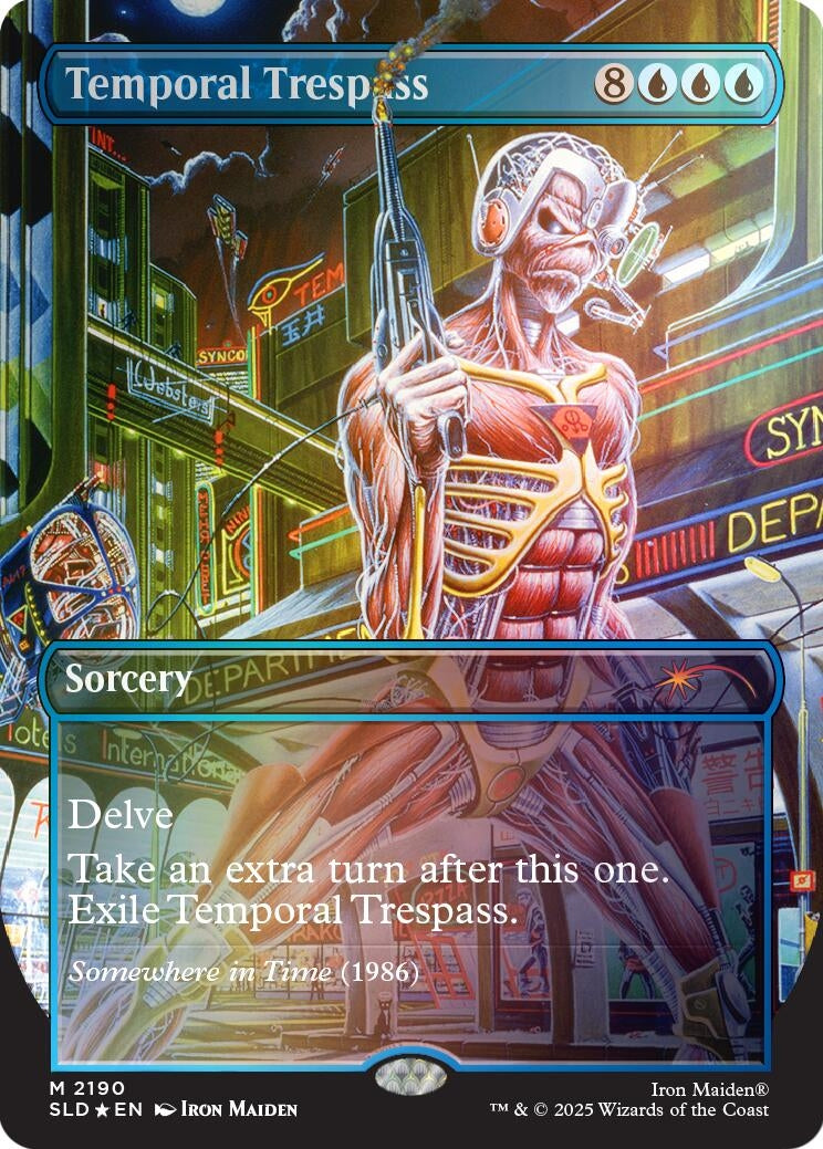 Image for Temporal Trespass (Rainbow Foil) (2190) [Secret Lair Drop Series] - Magic: The Gathering