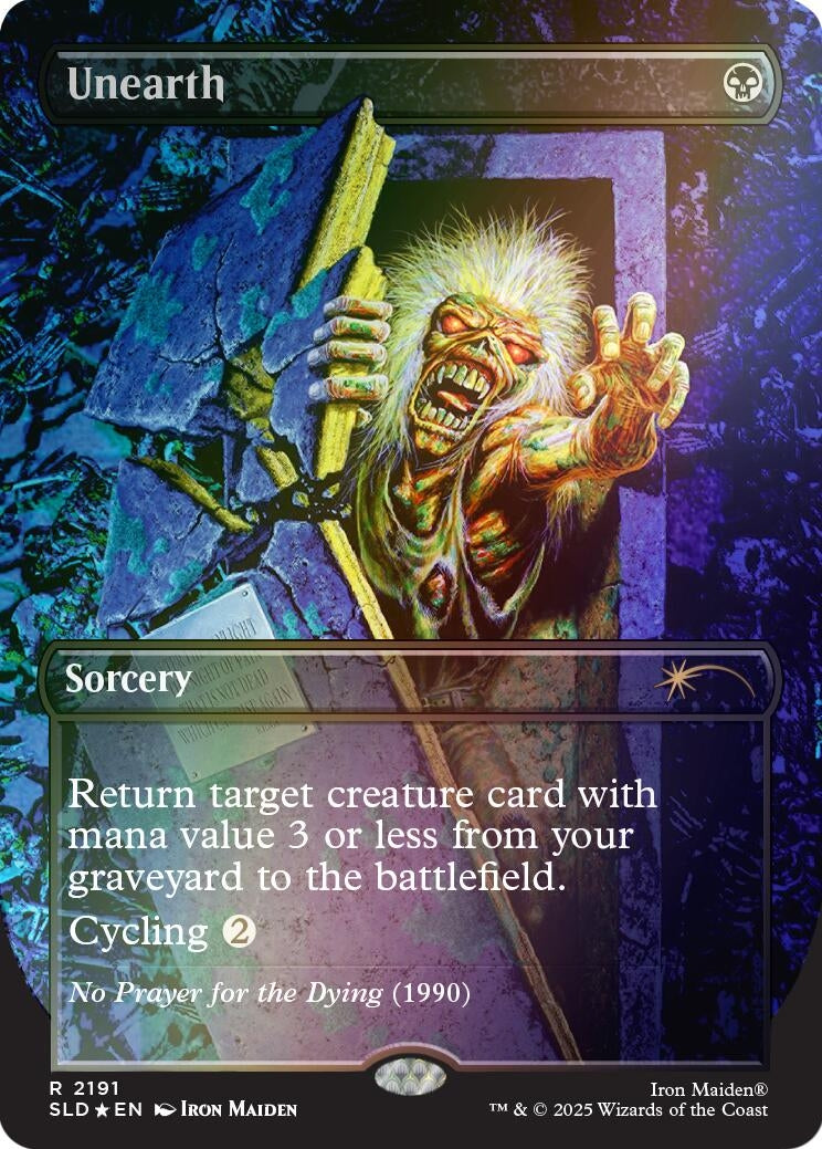 Image for Unearth (Rainbow Foil) (2191) [Secret Lair Drop Series] - Magic: The Gathering