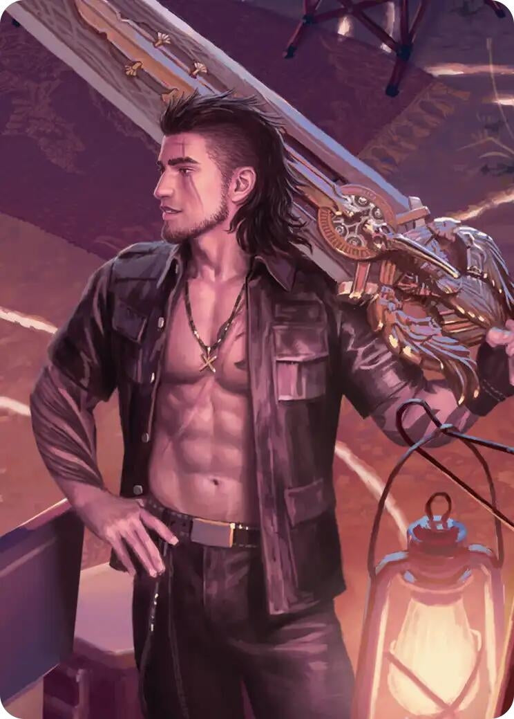 Image for Warrior's Resolve Scene Art Card (24) [FINAL FANTASY] - Magic: The Gathering