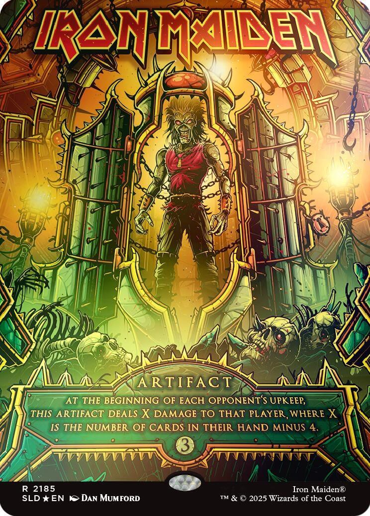 Image for Iron Maiden (Rainbow Foil) (2185) [Secret Lair Drop Series] - Magic: The Gathering