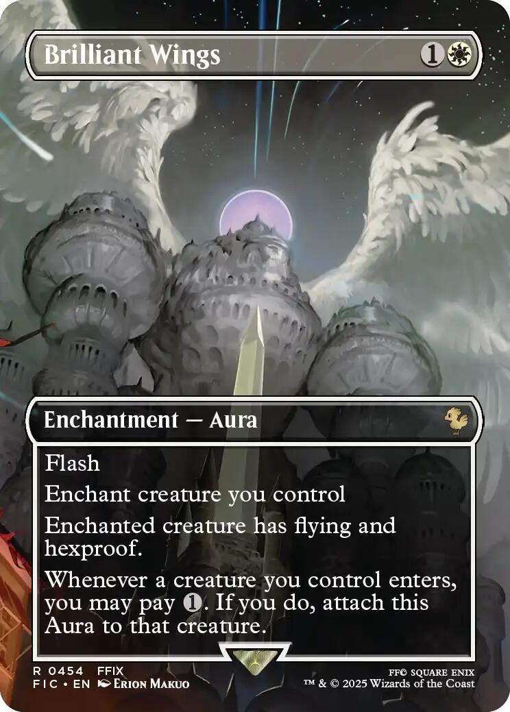 Image for Brilliant Wings (Borderless) (454) [FINAL FANTASY] - Magic: The Gathering