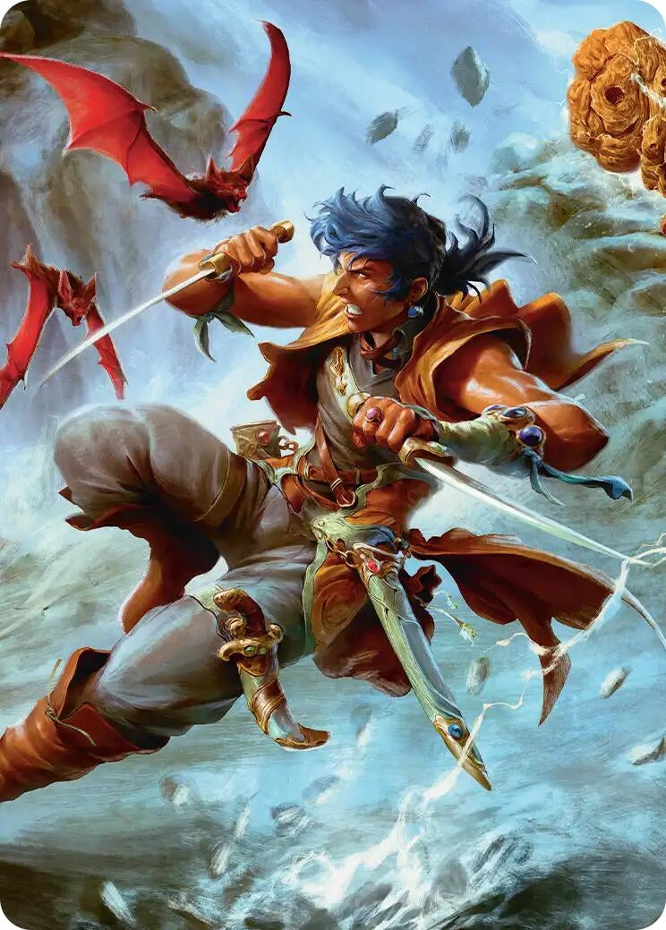 Image for The Destined Thief Scene Art Card (5) [FINAL FANTASY] - Magic: The Gathering