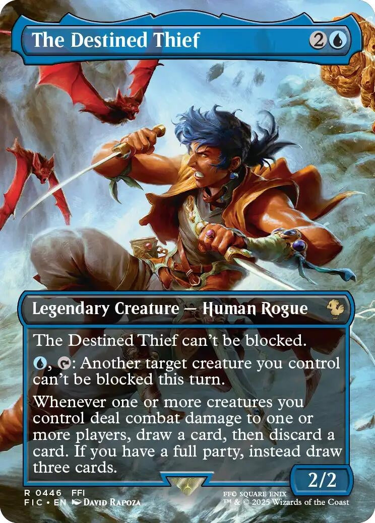 Image for The Destined Thief (Borderless) (446) [FINAL FANTASY] - Magic: The Gathering