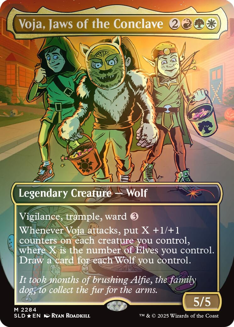 Voja, Jaws of the Conclave (Rainbow Foil) (2284) [Secret Lair Drop Series]