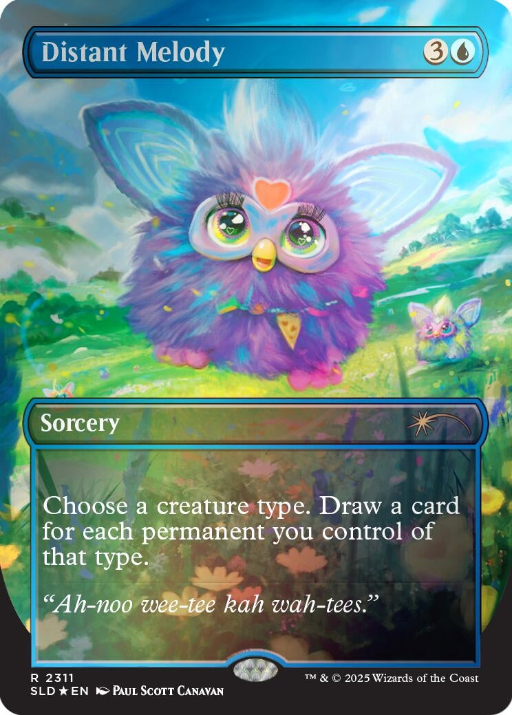 Image for Distant Melody (2311) (Rainbow Foil) (2311) [Secret Lair Drop Series] - Magic: The Gathering
